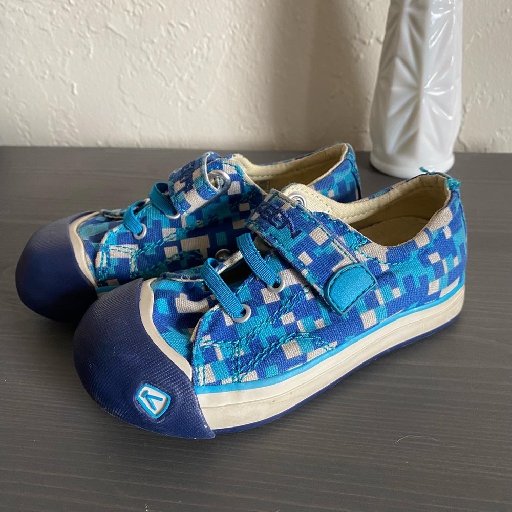 Keen Kids Blue Patterned Casual Sneakers